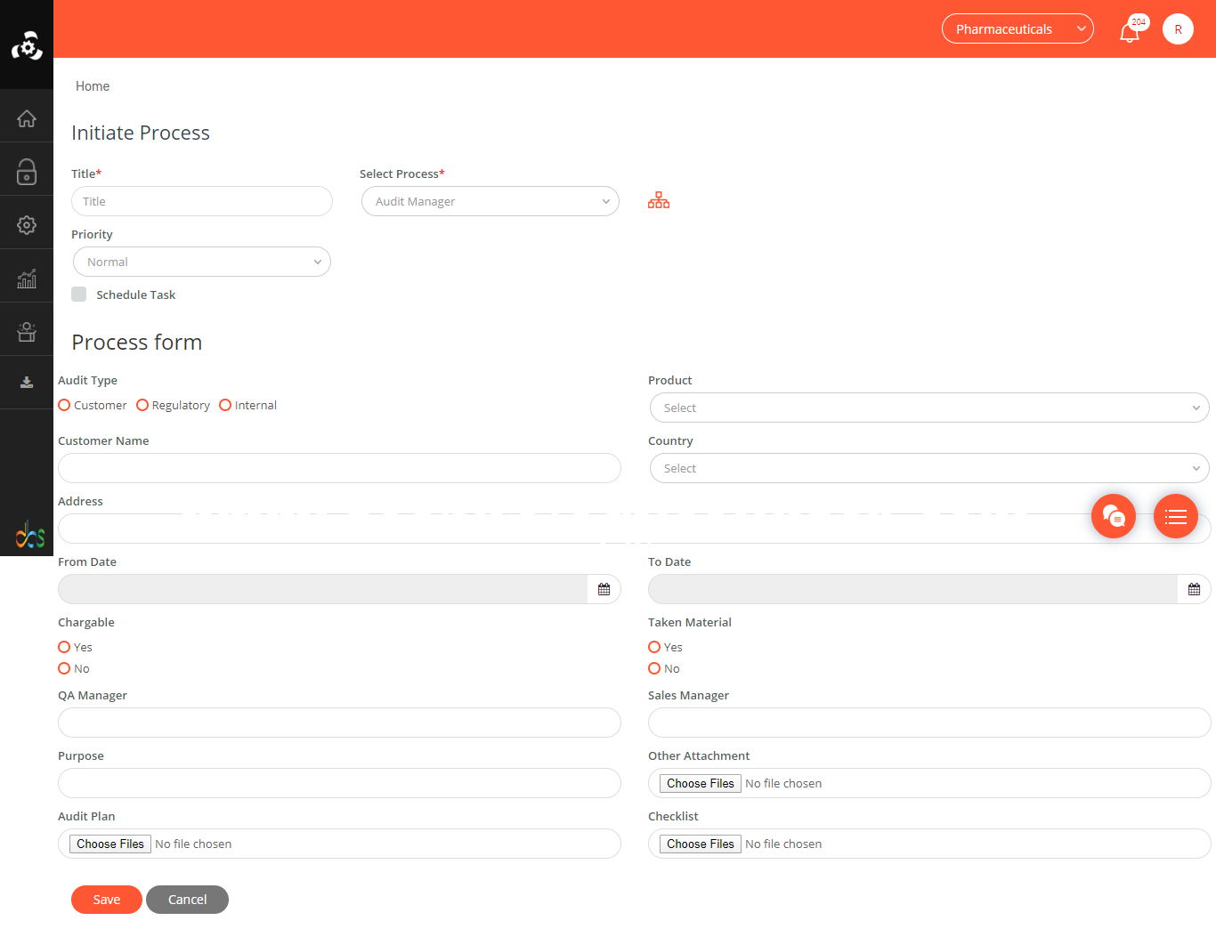 QMS Screenshots